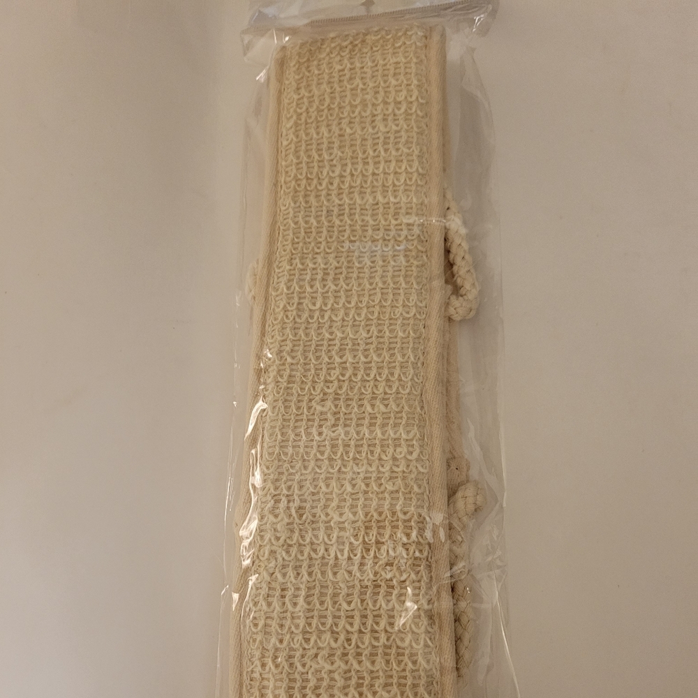 Sisal & Terrycloth  back scrubber
